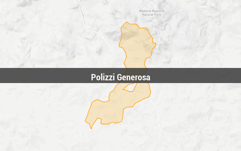 Map of Polizzi Generosa