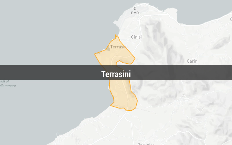 Map of Terrasini