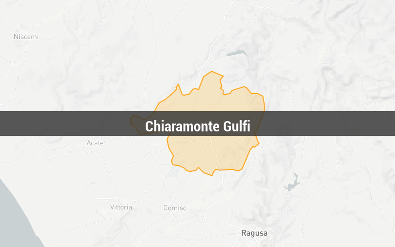 Map of Chiaramonte Gulfi