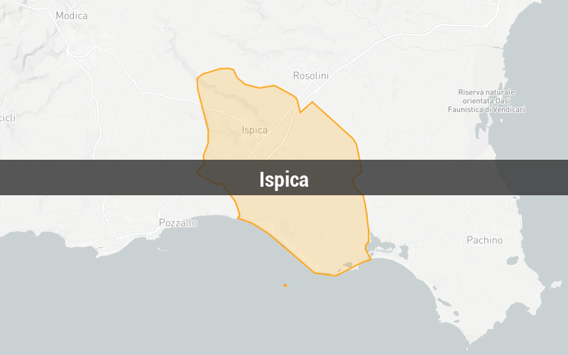 Map of Ispica