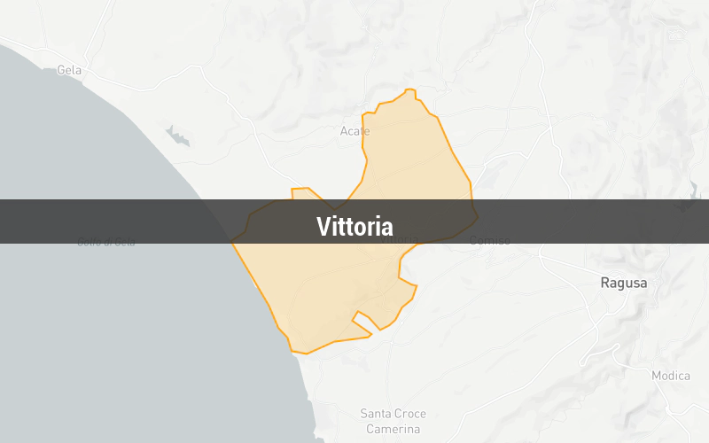 Map of Vittoria