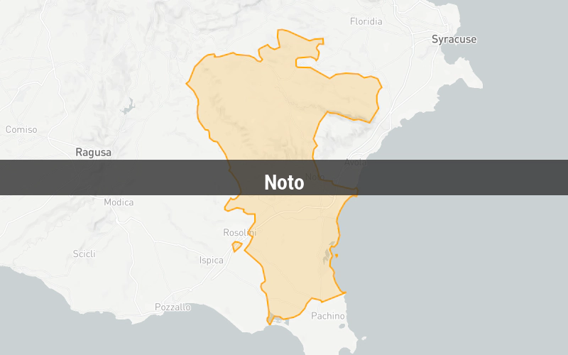 Map of Noto