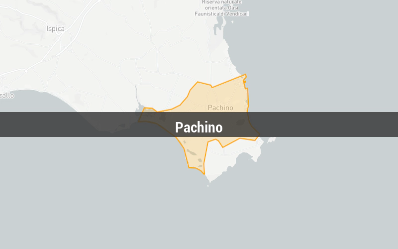 Map of Pachino