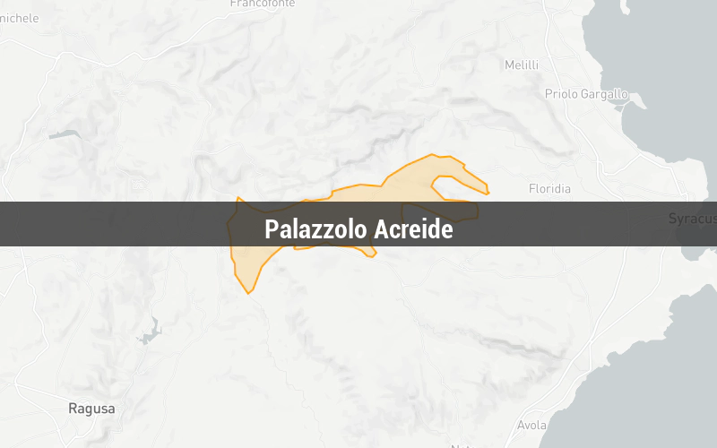 Map of Palazzolo Acreide