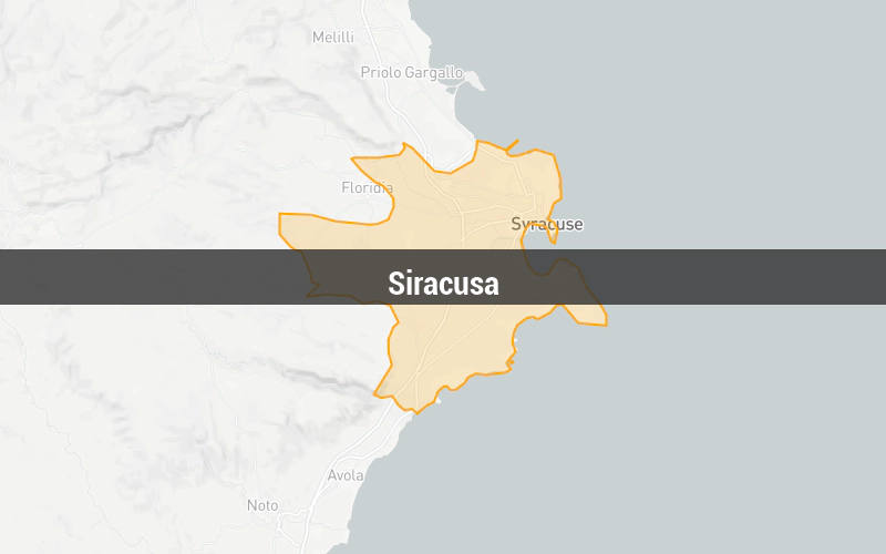 Map of Siracusa