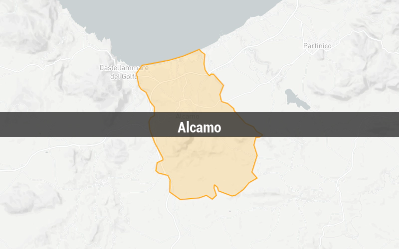 Map of Alcamo