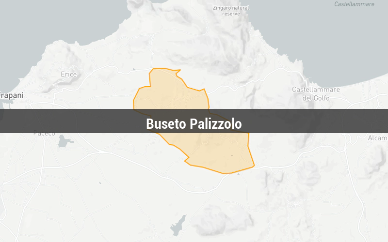 Map of Buseto Palizzolo