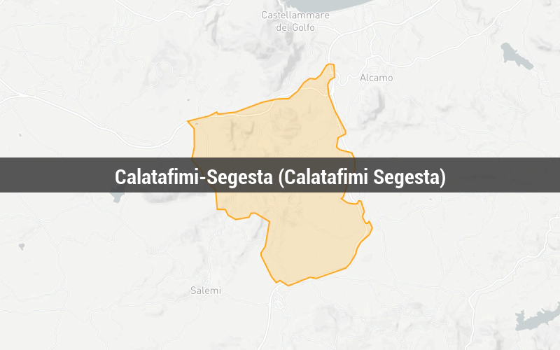 Map of Calatafimi-Segesta (Calatafimi Segesta)