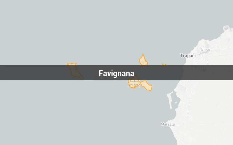 Map of Favignana