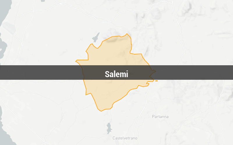 Map of Salemi