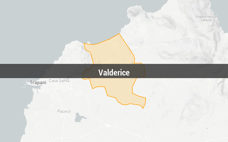 Mappa di Valderice