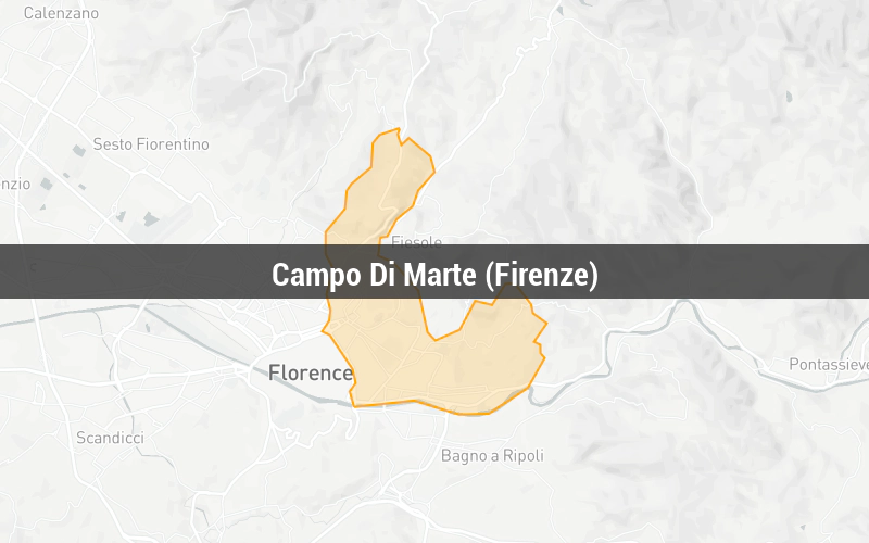 Mappa di Campo Di Marte (Firenze) Mappa di Campo Di Marte (Firenze)