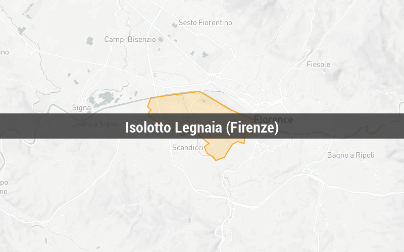 Map of Isolotto Legnaia (Firenze)