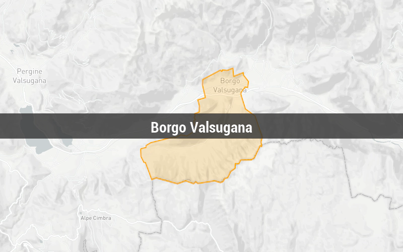 Map of Borgo Valsugana