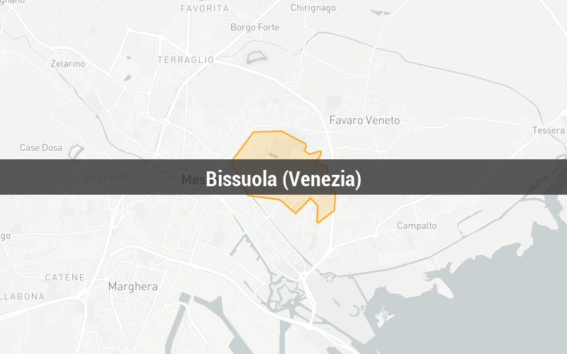 Map of Bissuola (Venezia)