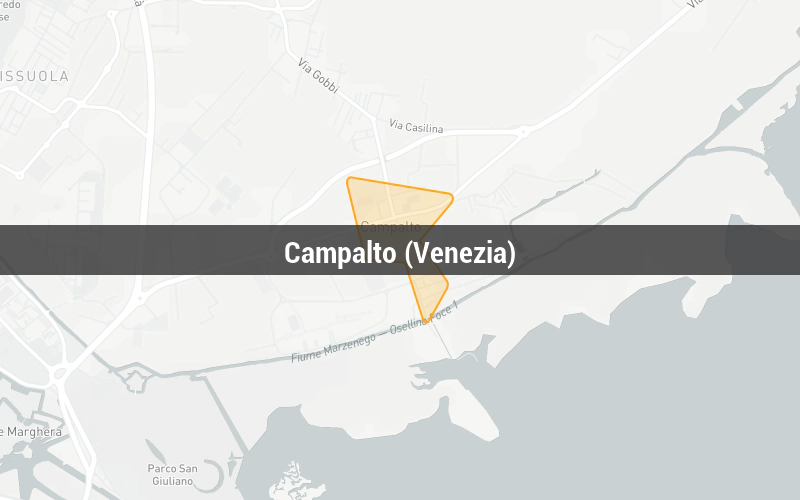 Map of Campalto (Venezia)