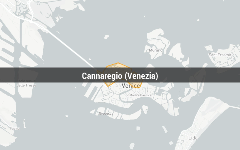 Map of Cannaregio (Venezia)