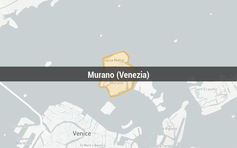 Map of Murano (Venezia)