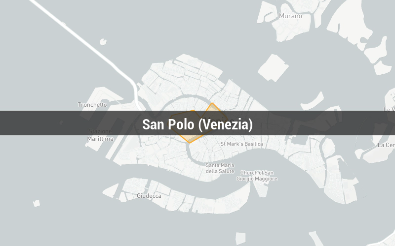 Map of San Polo (Venezia)