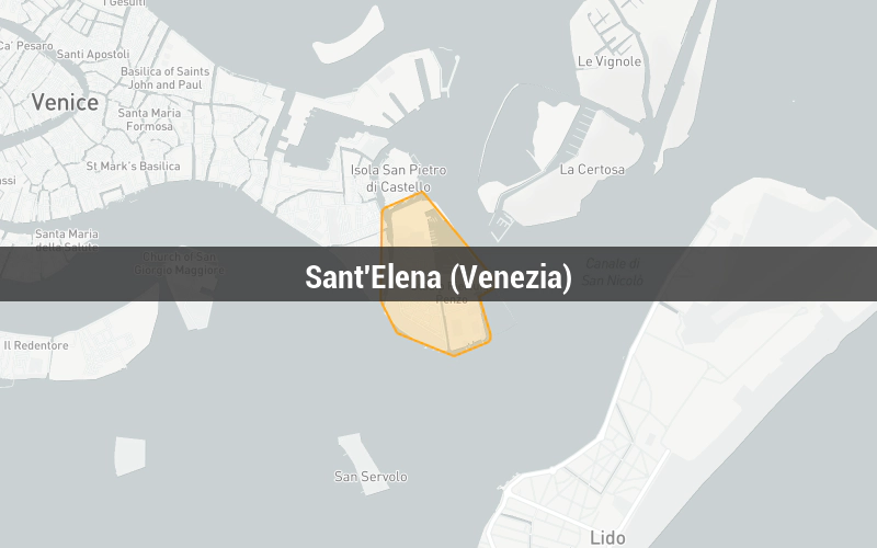 Map of Sant'Elena (Venezia)