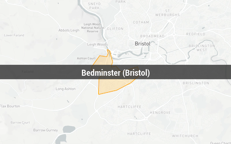 Map of Bedminster (Bristol)