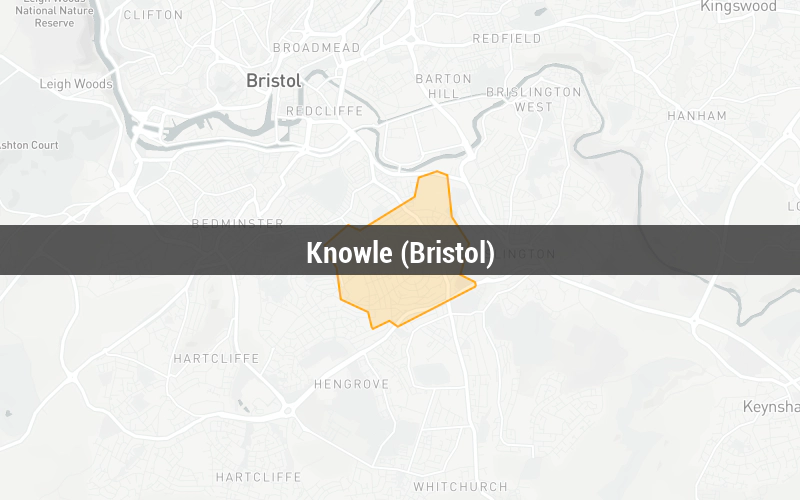 Map of Knowle (Bristol)