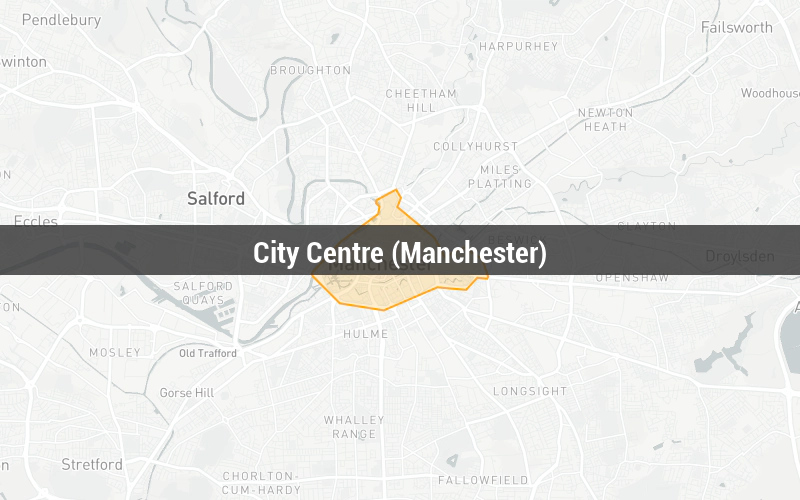 Map of City Centre (Manchester)