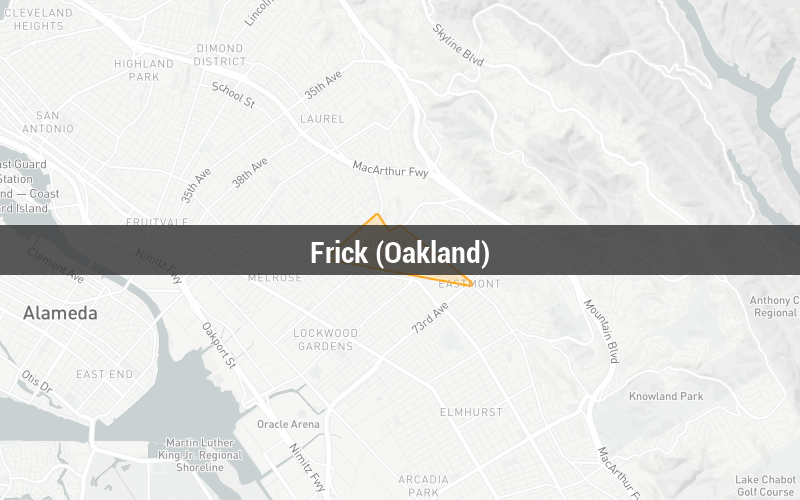 Map of Frick (Oakland)