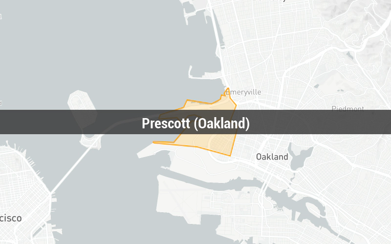 Map of Prescott (Oakland)