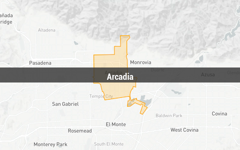 Map of Arcadia