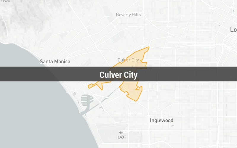 Map of Culver City