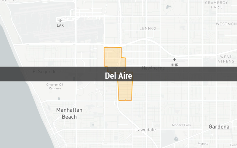 Map of Del Aire