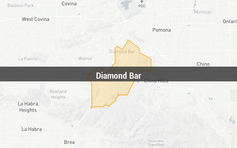 Map of Diamond Bar