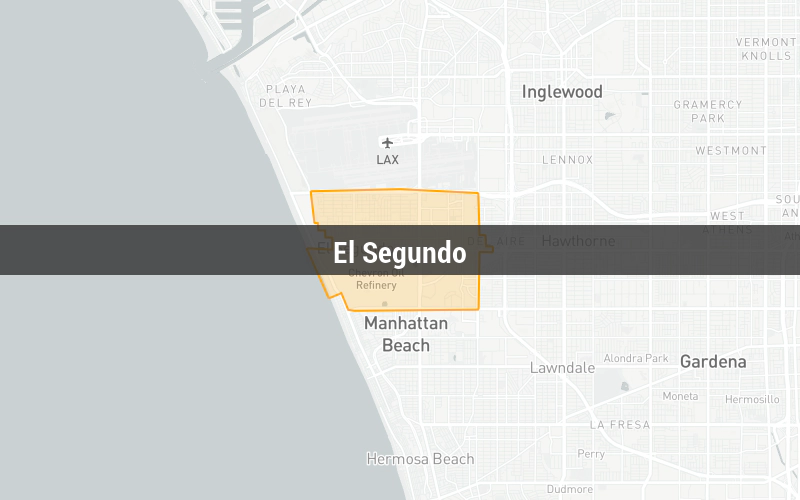 Map of El Segundo