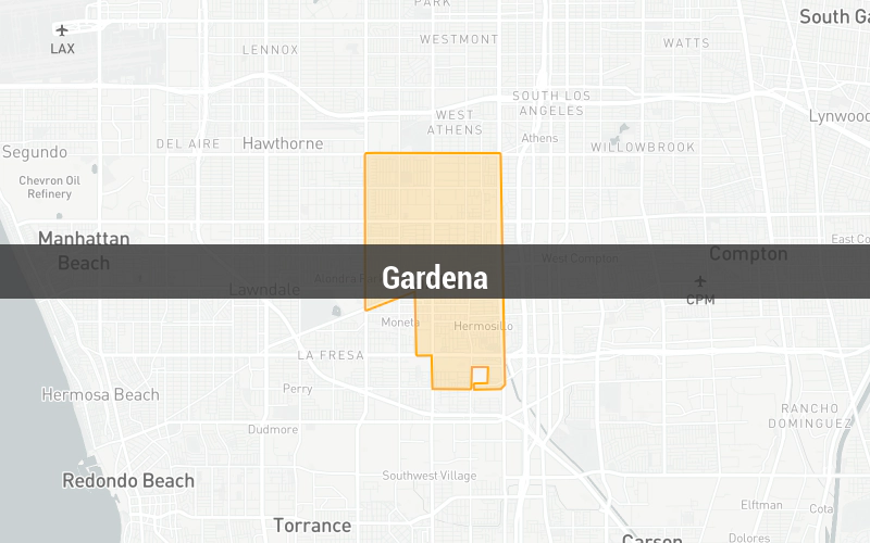 Map of Gardena