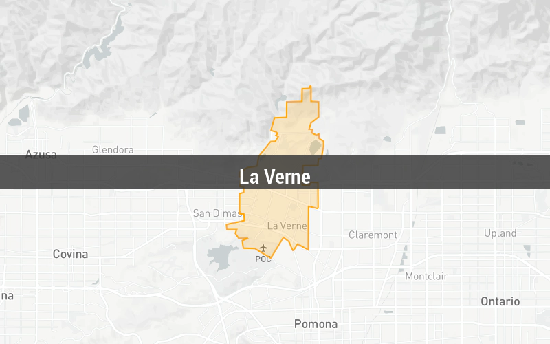 Map of La Verne