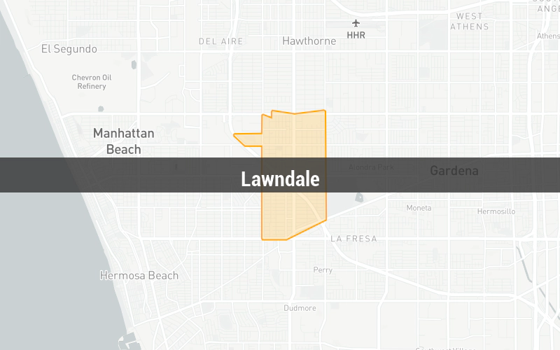 Map of Lawndale