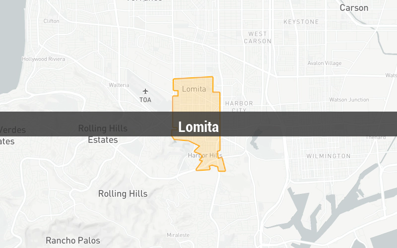 Map of Lomita