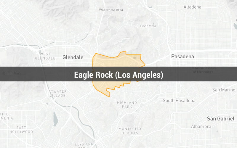 Map of Eagle Rock (Los Angeles)