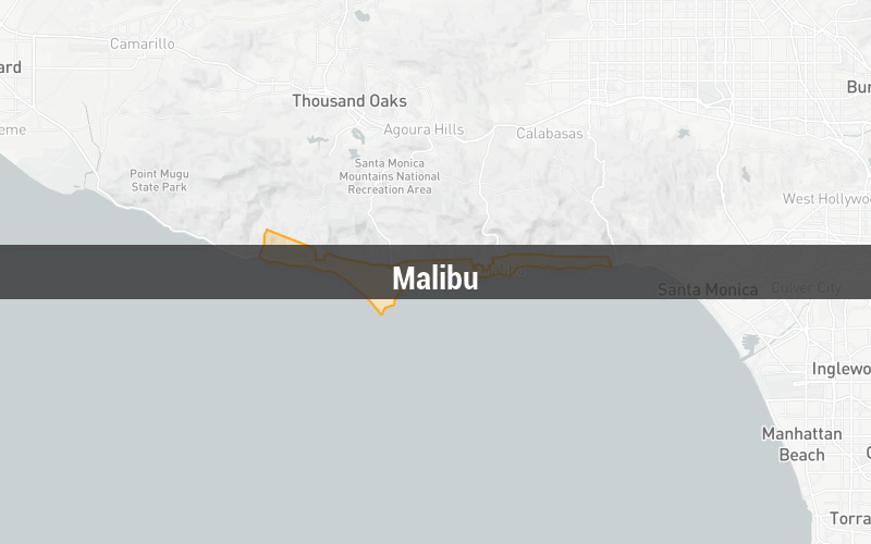 Map of Malibu