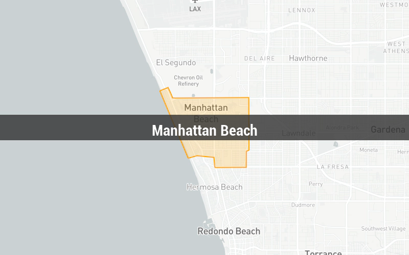 Map of Manhattan Beach