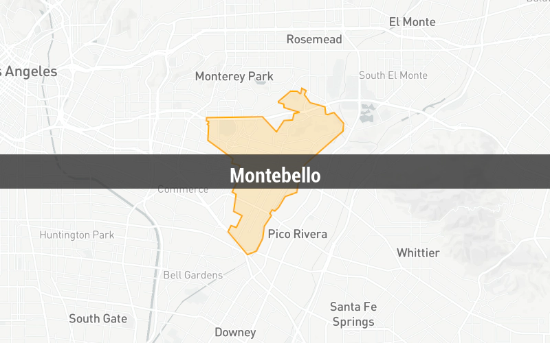 Map of Montebello