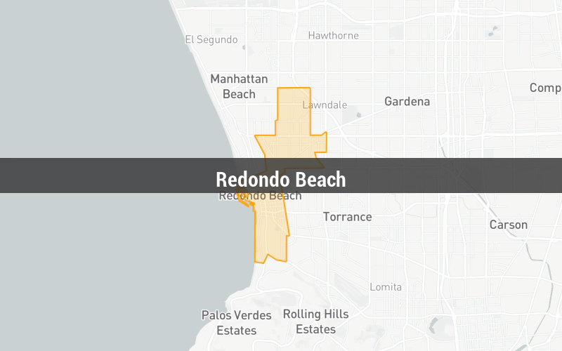 Map of Redondo Beach