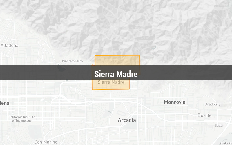 Map of Sierra Madre