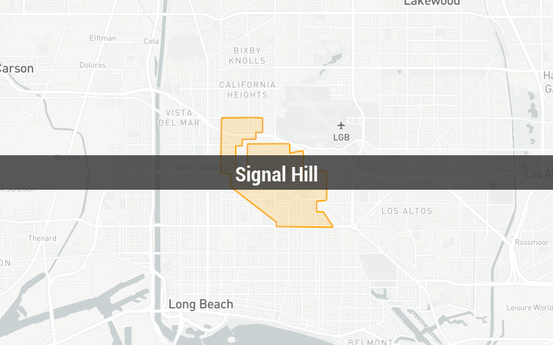 Map of Signal Hill