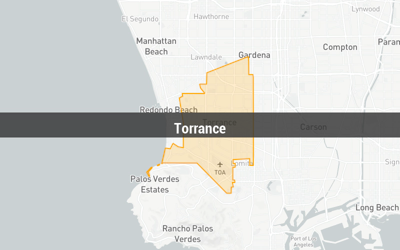 Map of Torrance