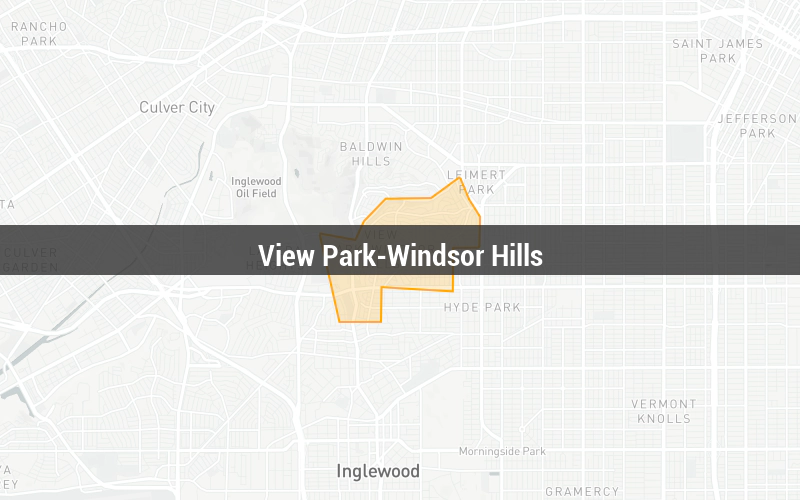 Map of View Park-Windsor Hills