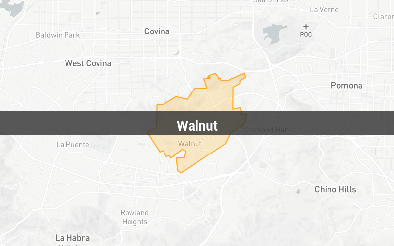 Map of Walnut