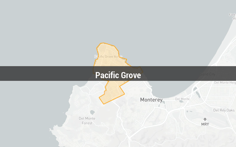 Map of Pacific Grove