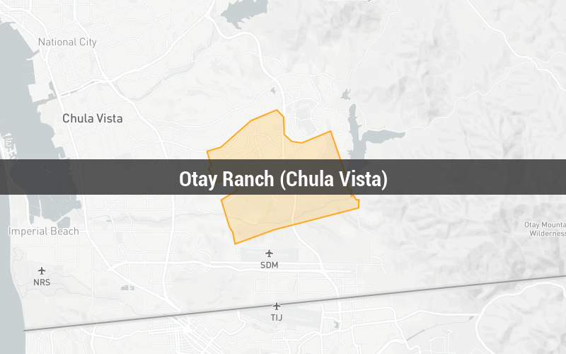 Map of Otay Ranch (Chula Vista)